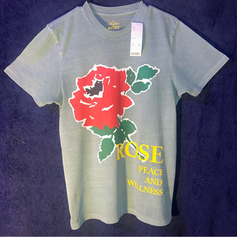 Altru Men’s Rose Graphic T-Shirt